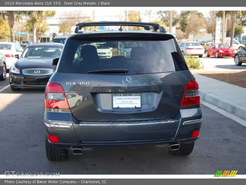 Steel Grey Metallic / Black 2010 Mercedes-Benz GLK 350