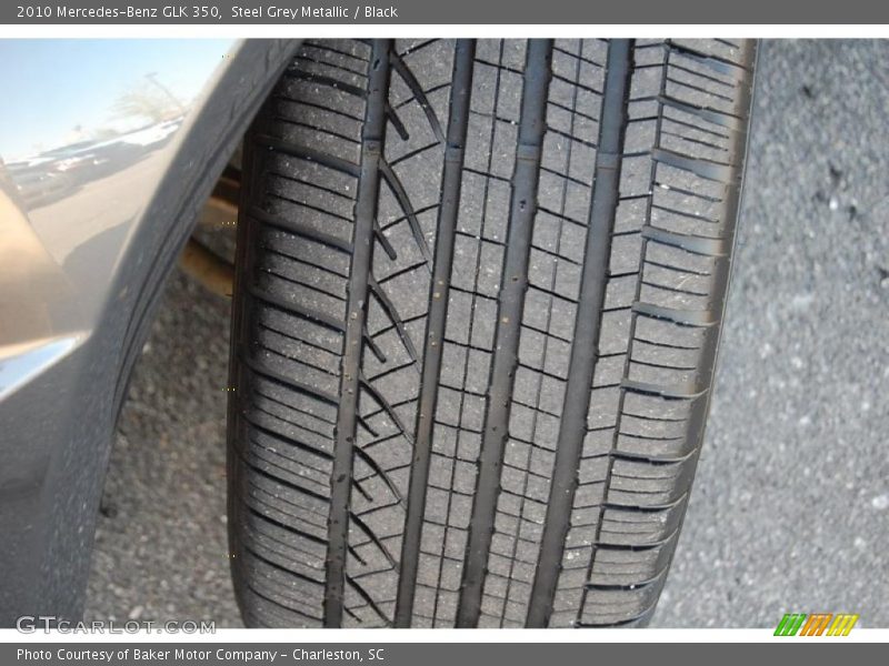 Steel Grey Metallic / Black 2010 Mercedes-Benz GLK 350