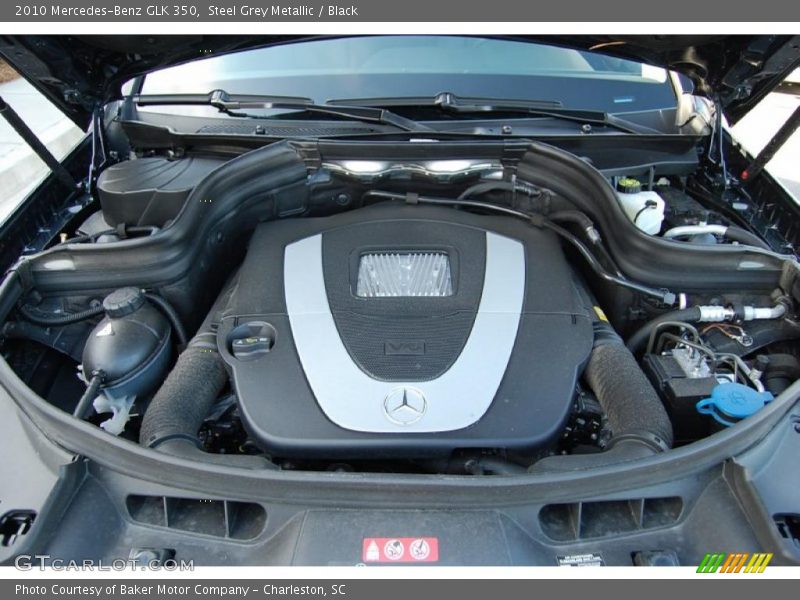 Steel Grey Metallic / Black 2010 Mercedes-Benz GLK 350