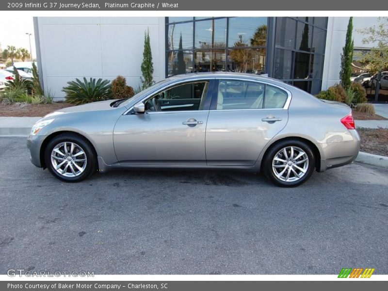 Platinum Graphite / Wheat 2009 Infiniti G 37 Journey Sedan