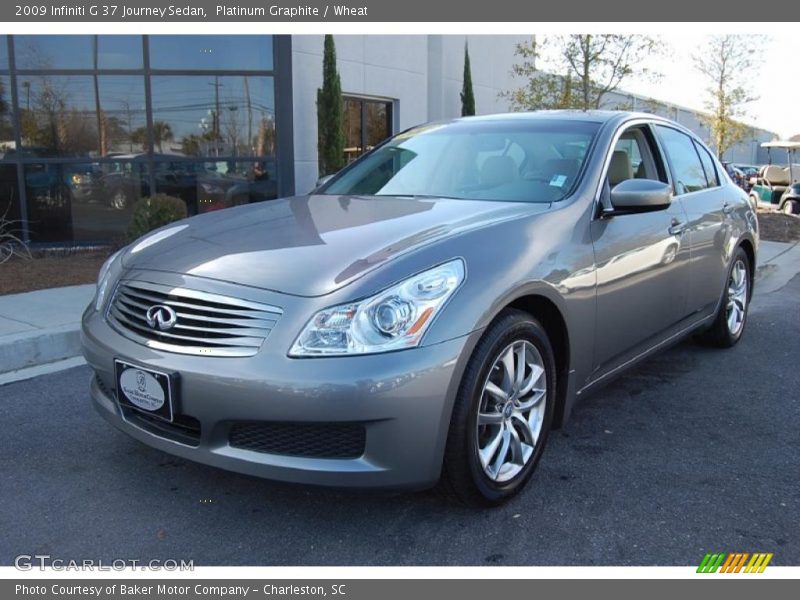 Platinum Graphite / Wheat 2009 Infiniti G 37 Journey Sedan