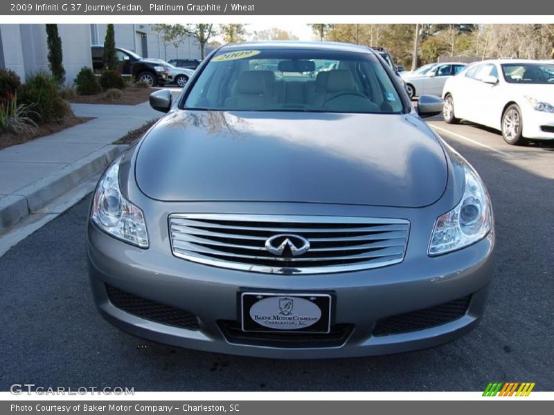 Platinum Graphite / Wheat 2009 Infiniti G 37 Journey Sedan