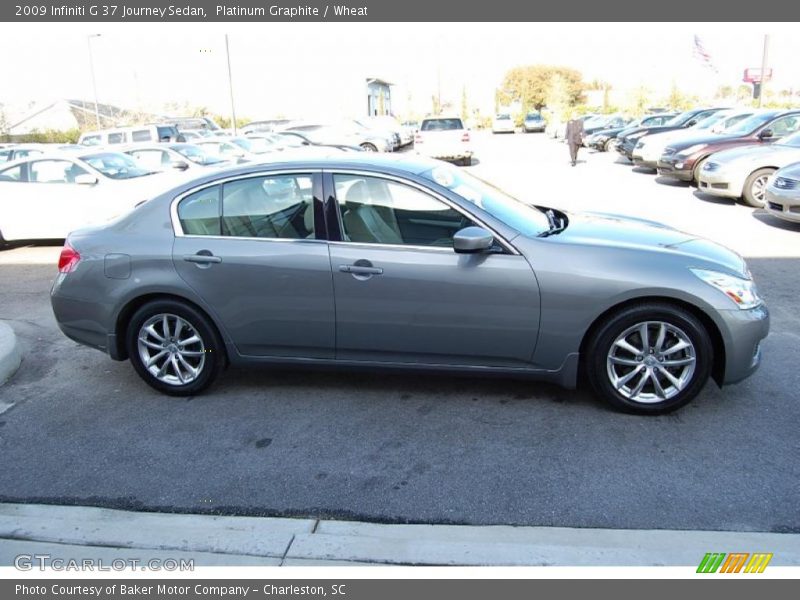 Platinum Graphite / Wheat 2009 Infiniti G 37 Journey Sedan