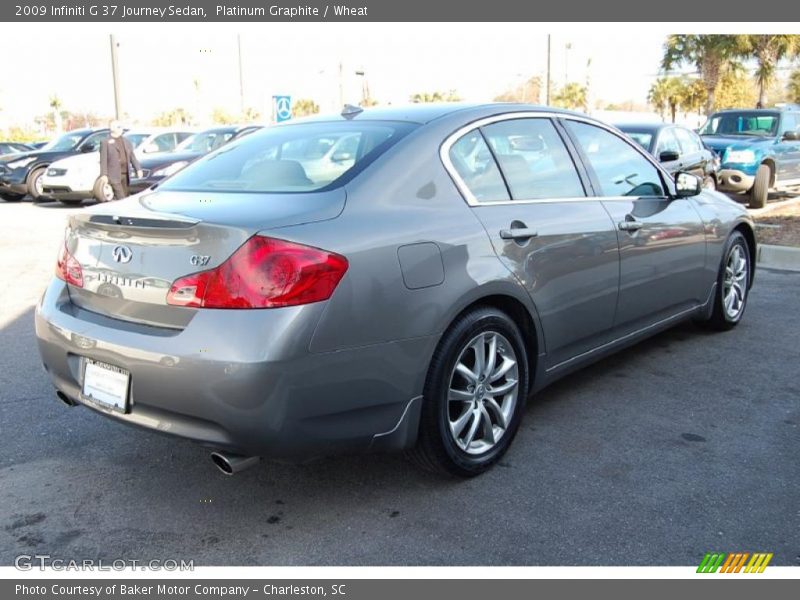 Platinum Graphite / Wheat 2009 Infiniti G 37 Journey Sedan