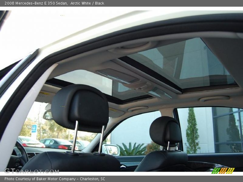 Arctic White / Black 2008 Mercedes-Benz E 350 Sedan