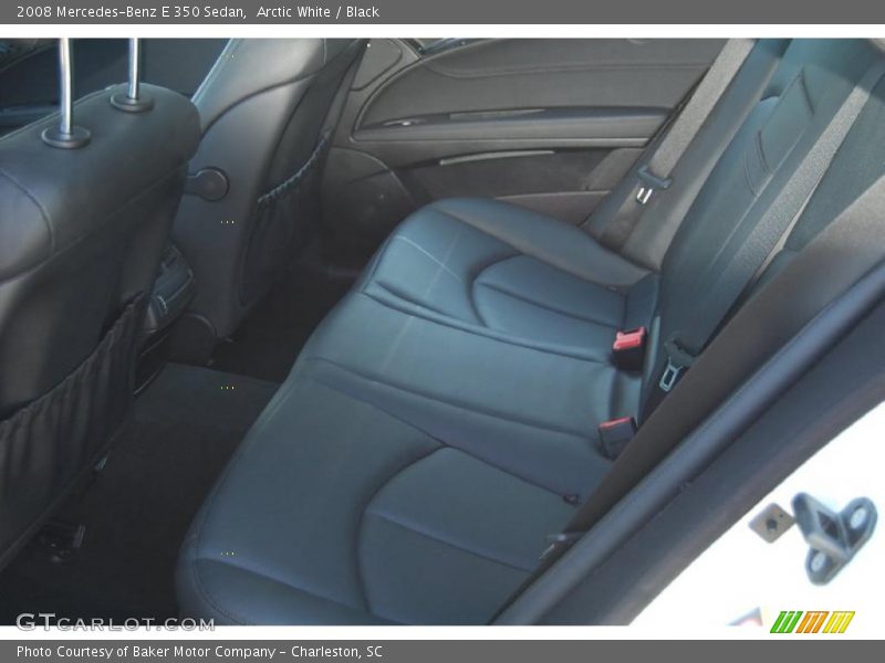 Arctic White / Black 2008 Mercedes-Benz E 350 Sedan