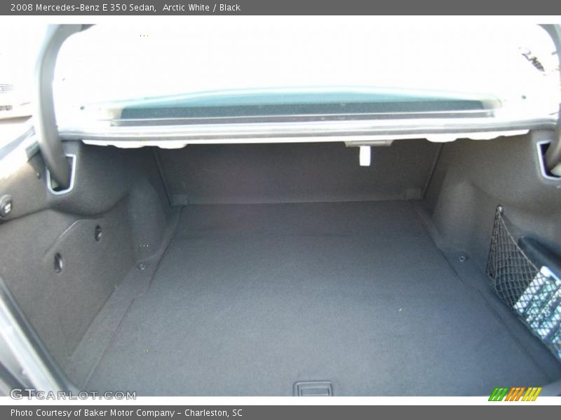 Arctic White / Black 2008 Mercedes-Benz E 350 Sedan