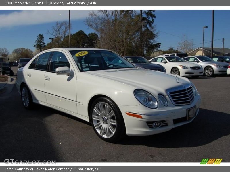Arctic White / Ash 2008 Mercedes-Benz E 350 Sedan