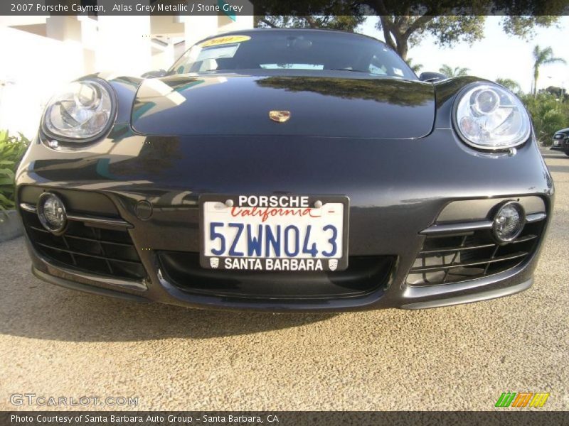 Atlas Grey Metallic / Stone Grey 2007 Porsche Cayman