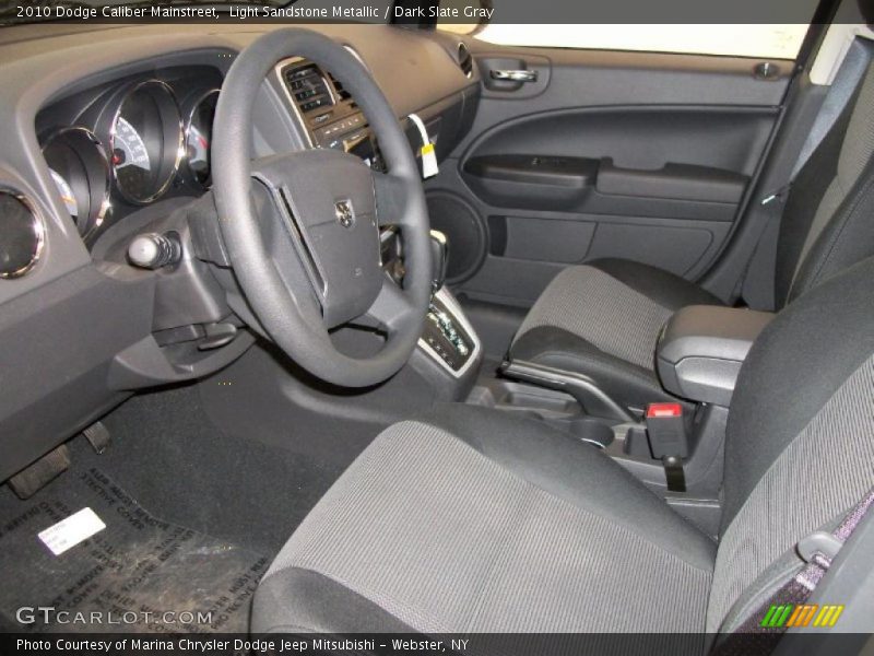 Light Sandstone Metallic / Dark Slate Gray 2010 Dodge Caliber Mainstreet