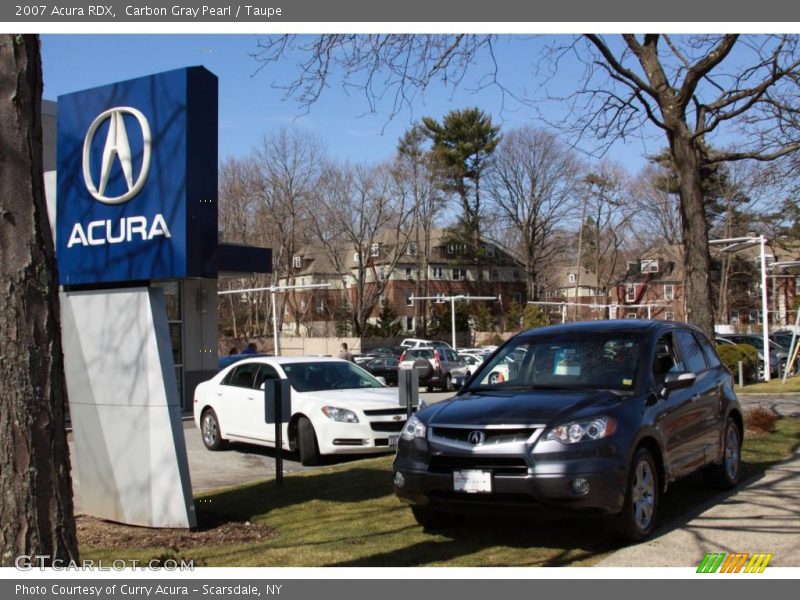 Carbon Gray Pearl / Taupe 2007 Acura RDX