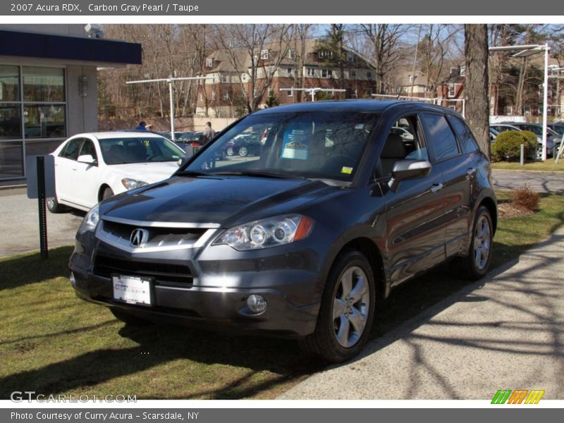 Carbon Gray Pearl / Taupe 2007 Acura RDX