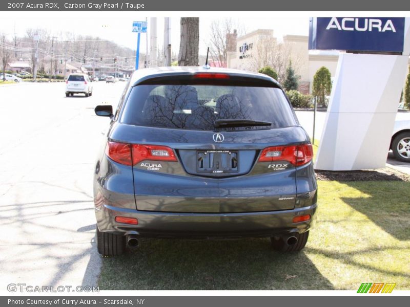 Carbon Gray Pearl / Taupe 2007 Acura RDX