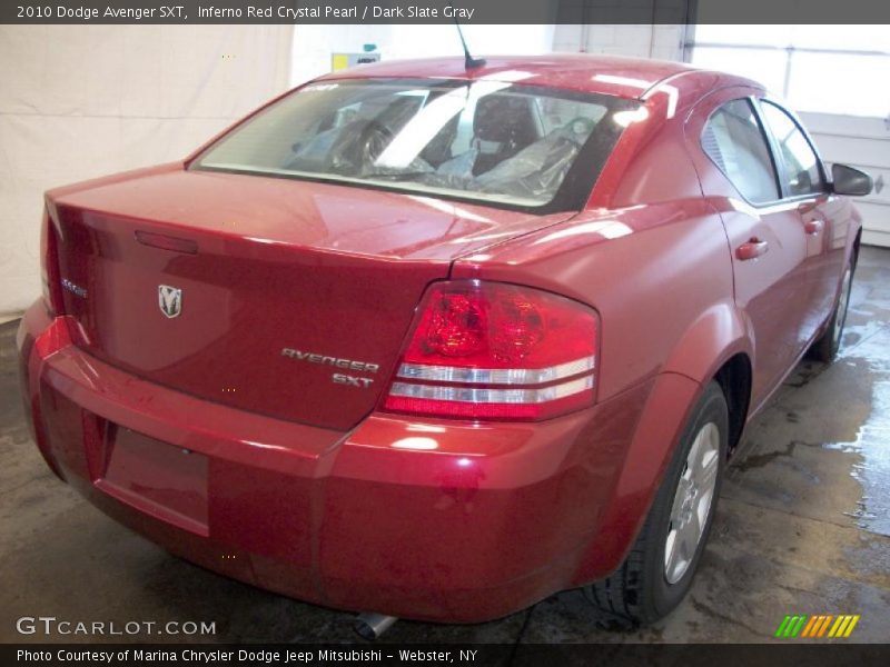 Inferno Red Crystal Pearl / Dark Slate Gray 2010 Dodge Avenger SXT
