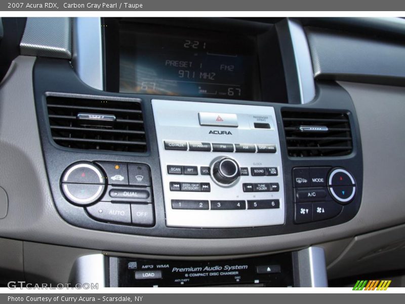 Carbon Gray Pearl / Taupe 2007 Acura RDX