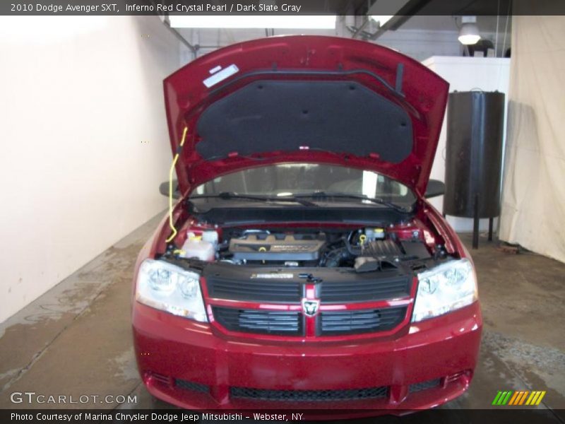 Inferno Red Crystal Pearl / Dark Slate Gray 2010 Dodge Avenger SXT