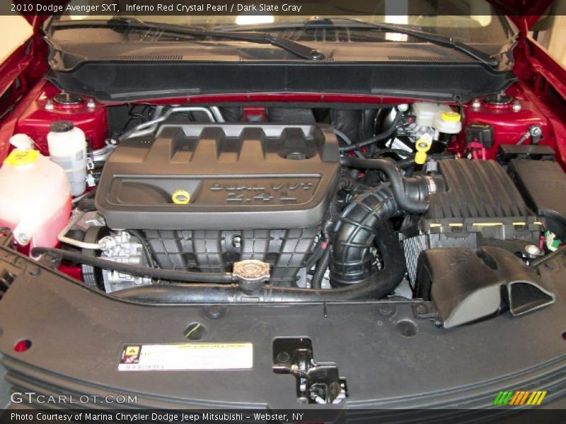 Inferno Red Crystal Pearl / Dark Slate Gray 2010 Dodge Avenger SXT