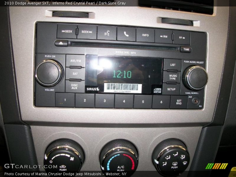 Inferno Red Crystal Pearl / Dark Slate Gray 2010 Dodge Avenger SXT