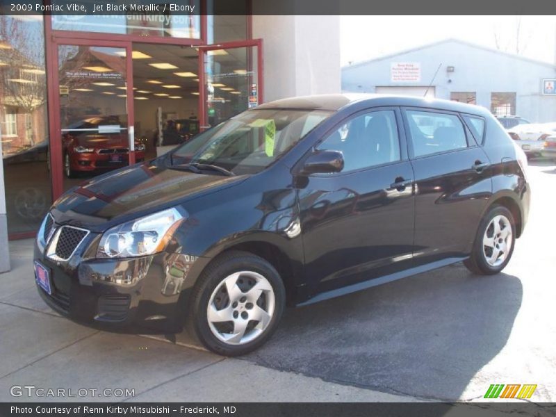 Jet Black Metallic / Ebony 2009 Pontiac Vibe