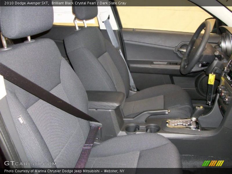 Brilliant Black Crystal Pearl / Dark Slate Gray 2010 Dodge Avenger SXT