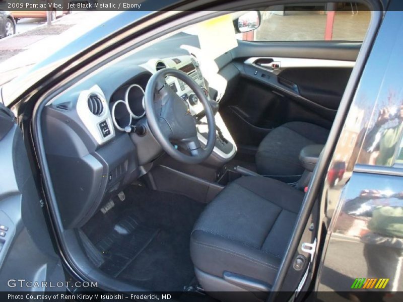 Jet Black Metallic / Ebony 2009 Pontiac Vibe