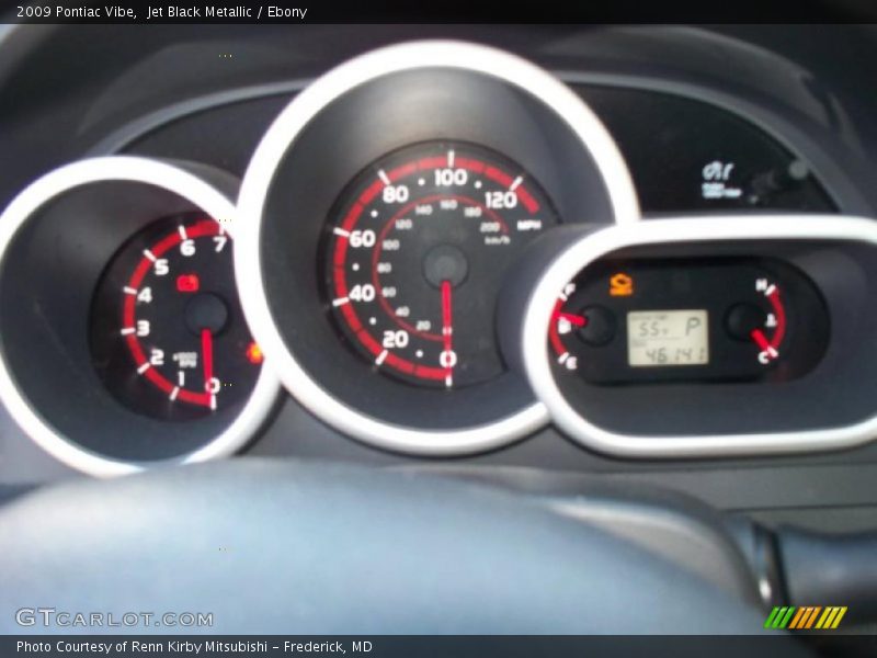 Jet Black Metallic / Ebony 2009 Pontiac Vibe