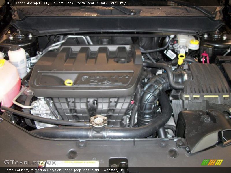 Brilliant Black Crystal Pearl / Dark Slate Gray 2010 Dodge Avenger SXT