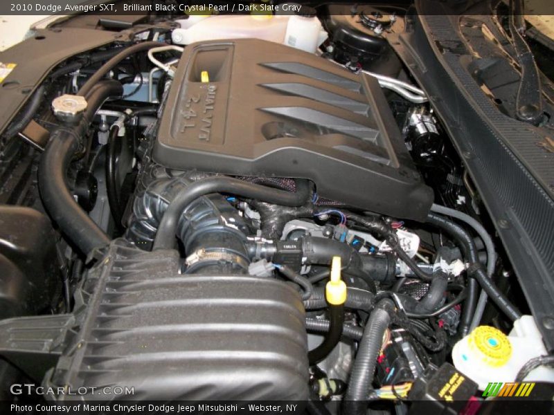 Brilliant Black Crystal Pearl / Dark Slate Gray 2010 Dodge Avenger SXT