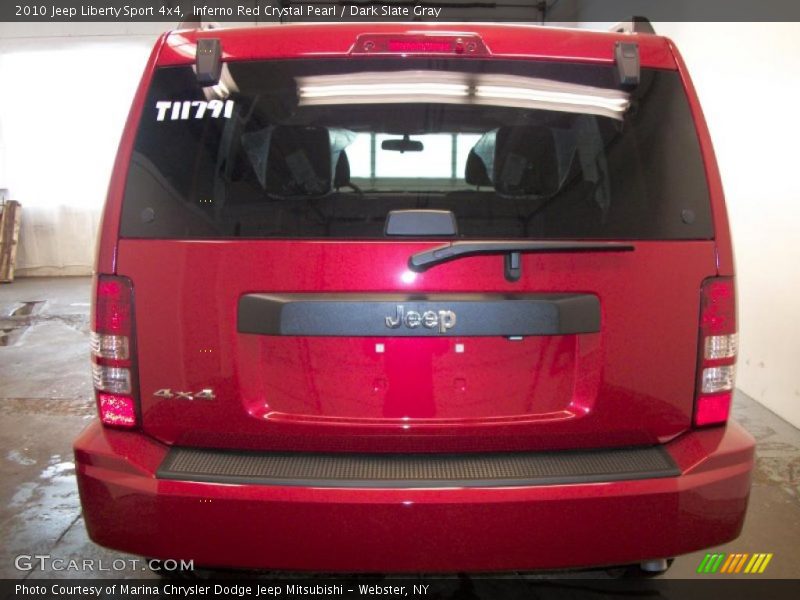 Inferno Red Crystal Pearl / Dark Slate Gray 2010 Jeep Liberty Sport 4x4