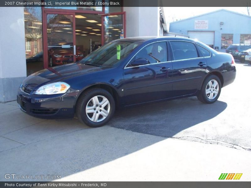 Imperial Blue Metallic / Ebony Black 2007 Chevrolet Impala LS