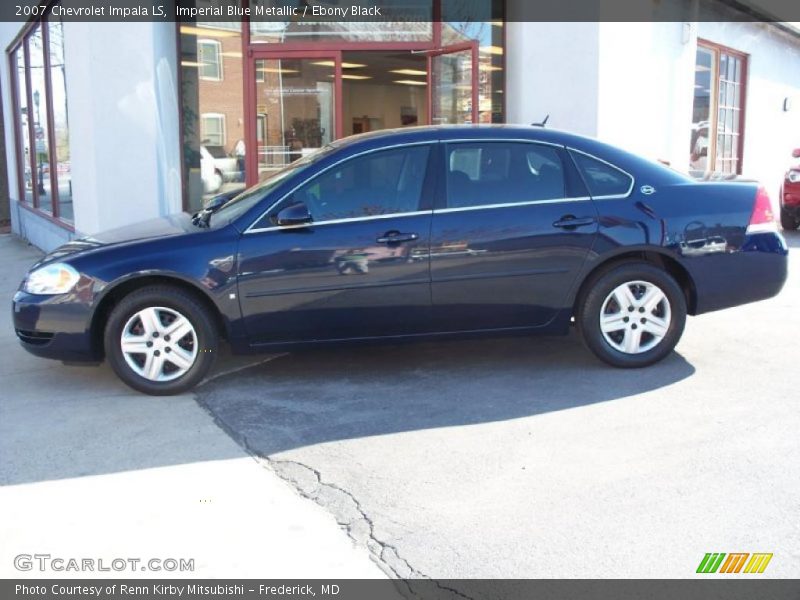 Imperial Blue Metallic / Ebony Black 2007 Chevrolet Impala LS