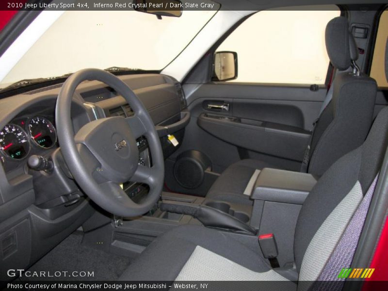 Inferno Red Crystal Pearl / Dark Slate Gray 2010 Jeep Liberty Sport 4x4