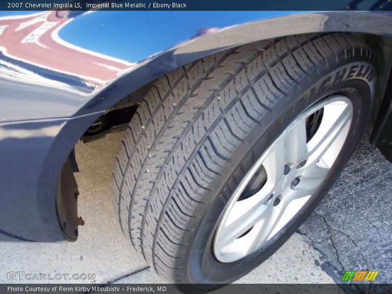 Imperial Blue Metallic / Ebony Black 2007 Chevrolet Impala LS