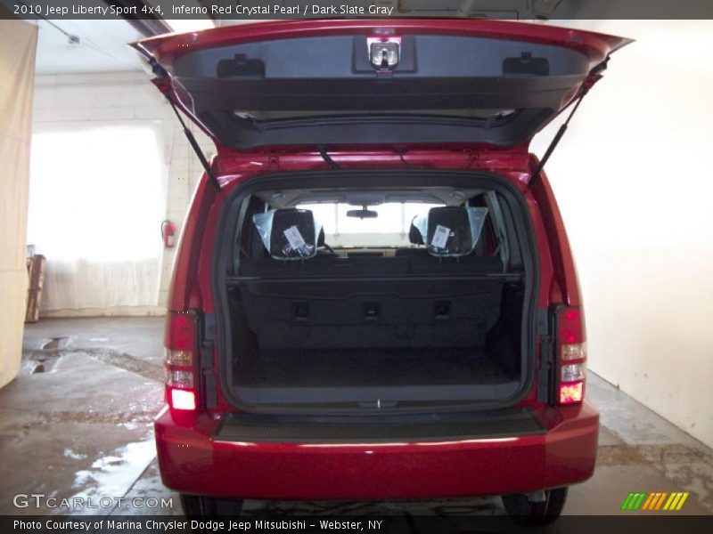 Inferno Red Crystal Pearl / Dark Slate Gray 2010 Jeep Liberty Sport 4x4