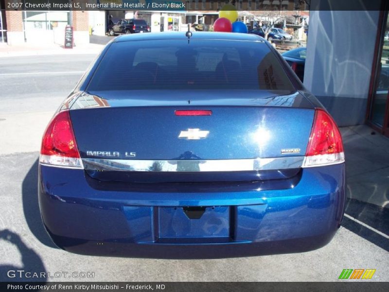 Imperial Blue Metallic / Ebony Black 2007 Chevrolet Impala LS