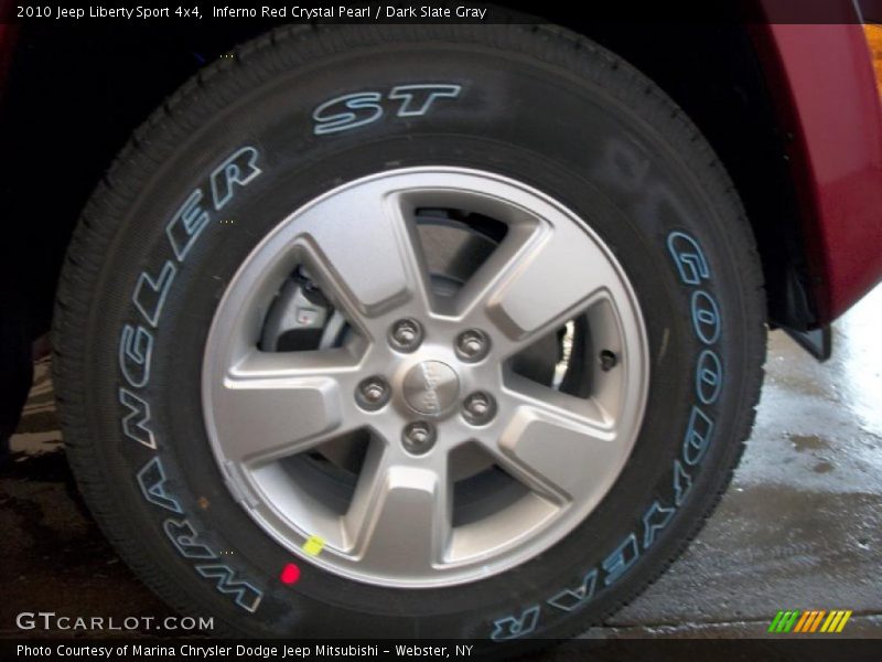 Inferno Red Crystal Pearl / Dark Slate Gray 2010 Jeep Liberty Sport 4x4
