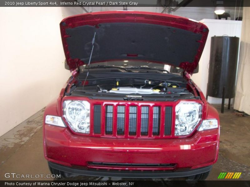 Inferno Red Crystal Pearl / Dark Slate Gray 2010 Jeep Liberty Sport 4x4