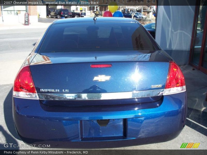 Imperial Blue Metallic / Ebony Black 2007 Chevrolet Impala LS