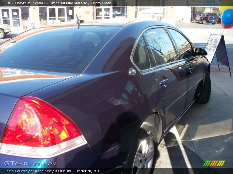 Imperial Blue Metallic / Ebony Black 2007 Chevrolet Impala LS