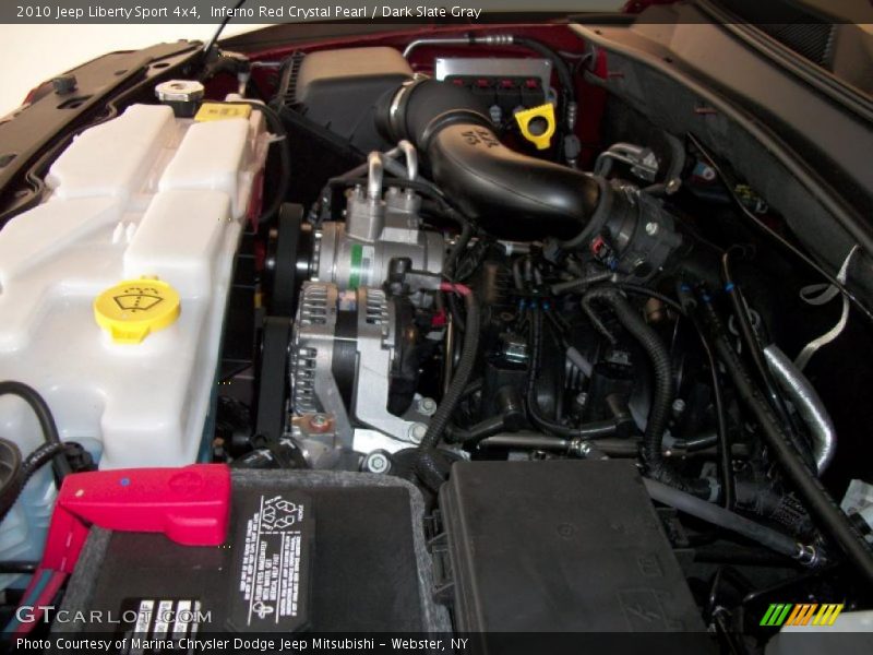 Inferno Red Crystal Pearl / Dark Slate Gray 2010 Jeep Liberty Sport 4x4