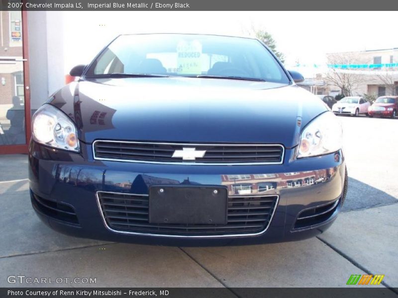 Imperial Blue Metallic / Ebony Black 2007 Chevrolet Impala LS