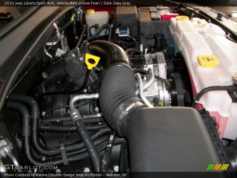 Inferno Red Crystal Pearl / Dark Slate Gray 2010 Jeep Liberty Sport 4x4