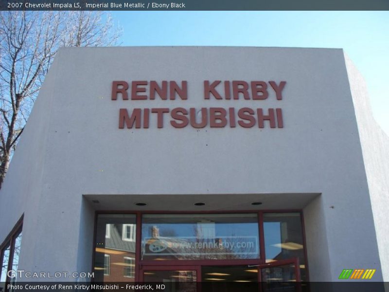 Imperial Blue Metallic / Ebony Black 2007 Chevrolet Impala LS