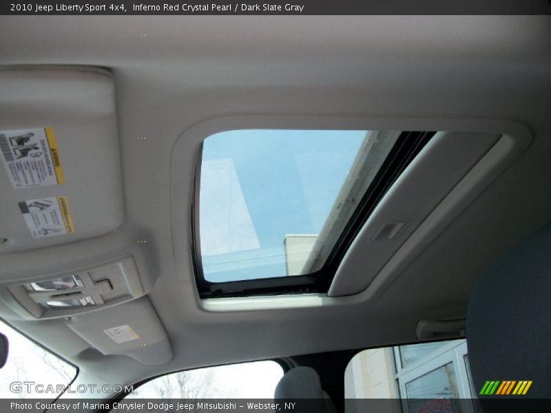 Inferno Red Crystal Pearl / Dark Slate Gray 2010 Jeep Liberty Sport 4x4