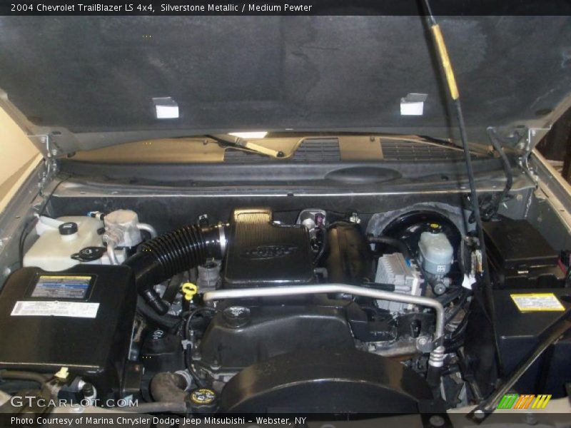 Silverstone Metallic / Medium Pewter 2004 Chevrolet TrailBlazer LS 4x4
