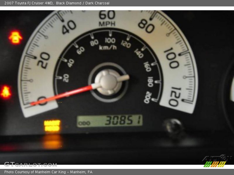 Black Diamond / Dark Charcoal 2007 Toyota FJ Cruiser 4WD