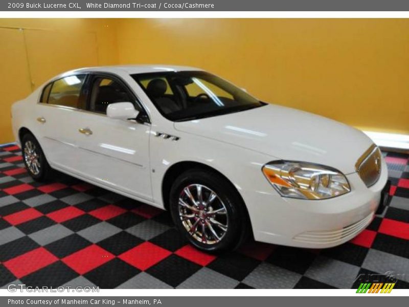 White Diamond Tri-coat / Cocoa/Cashmere 2009 Buick Lucerne CXL