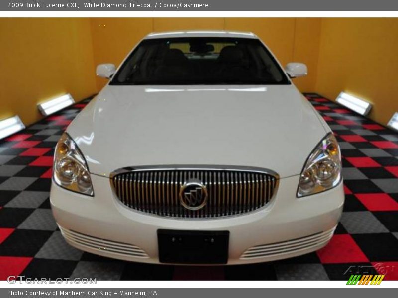 White Diamond Tri-coat / Cocoa/Cashmere 2009 Buick Lucerne CXL