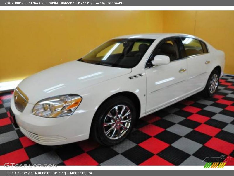 White Diamond Tri-coat / Cocoa/Cashmere 2009 Buick Lucerne CXL