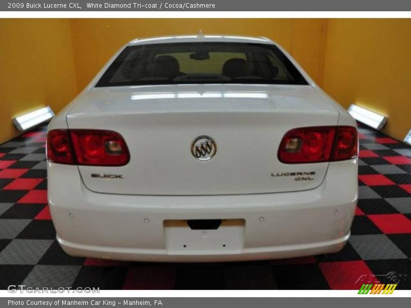 White Diamond Tri-coat / Cocoa/Cashmere 2009 Buick Lucerne CXL